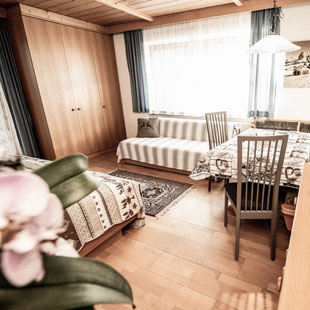 Wohnzimmer Wohnung 3 Appartements Bergfrieden